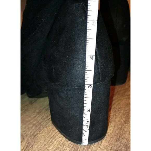 Christian Siriano Faux Suede Knee Boots w/ Unbranded Ankle Booties 9.5 Lot Of 2 - Picture 8 of 14